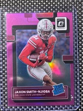 2023 Donruss Optic Draft Picks Jaxon Smith-Njigba Rated Rookie Pink Prizm