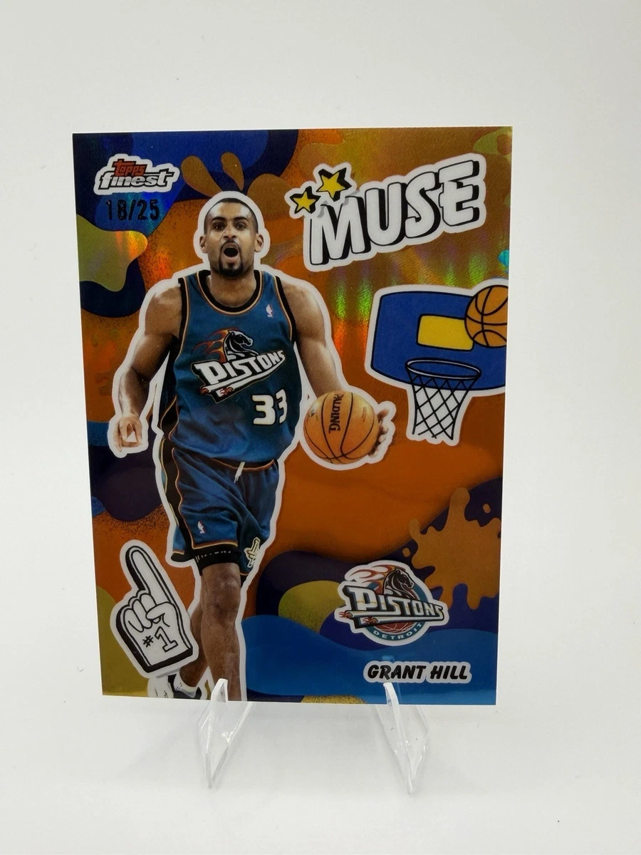 Topps Grant Hill Basketball Autographed Sports Trading Cards