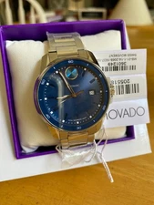 MOVADO BOLD Verso Auto Blue Dial  Watch- Mens