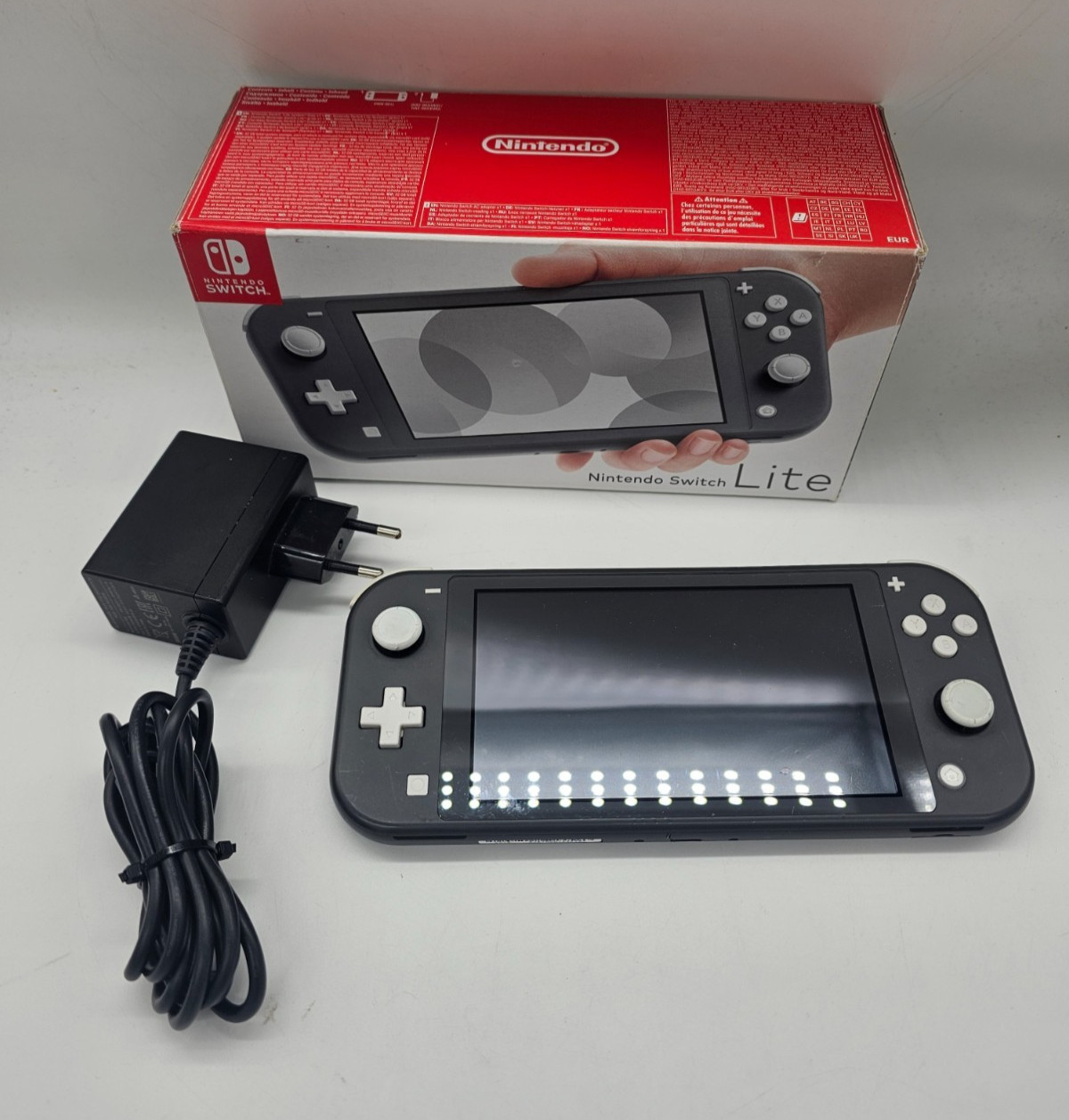 NINTENDO SWITCH LITE KONSOLE INKL. OVP | GRAU / GREY | VOM HÄNDLER