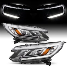 For 2015 2016 Honda CRV CR-V W/ LED DRL FACTORY Headlights Assembly Left+Right