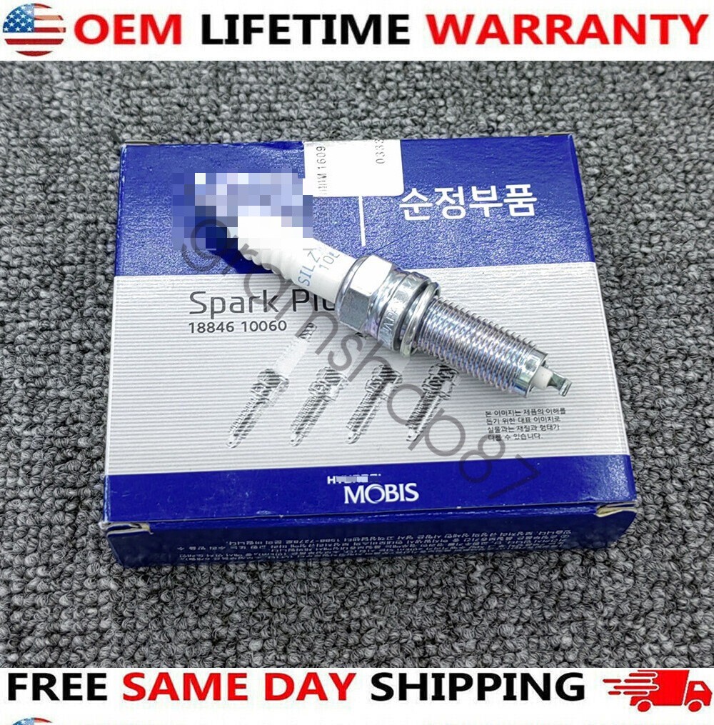 4PCS Iridium 18846-10060 SILZKR6B10E Spark Plugs For Hyundai ACCENT KIA RIO SOUL