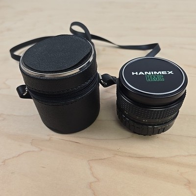Hanimex HMC f2.8 28mm OM mount With Carrying Case 
