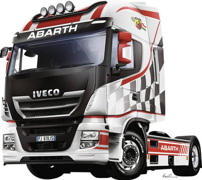 ITALERI - IVECO Hi-Way E5 4x2 Show Trucks Abarth Modell - 1/24 - ITA3934