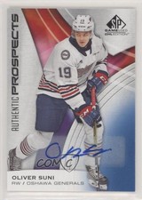 2019-20 Upper Deck SP Game Used CHL Edition Blue Auto Oliver Suni #59 Auto i9y