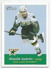 DONALD AUDETTE #175 2001-02 TOPPS HRITAGE