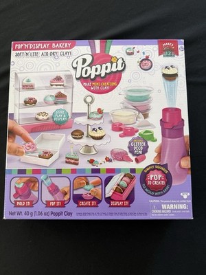 NIB Poppit Pop n Display Bakery Kit Air Dry Clay Maker Kit