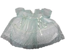 Vintage Baby Girl Dress Frilly, Ribbons, Sheet, 18-24months 
