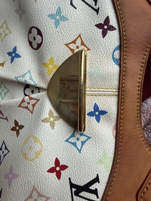 Louis Vuitton LV Shoulder Bag M40123 Ursula Blanc Monogram Multicolor 2673479