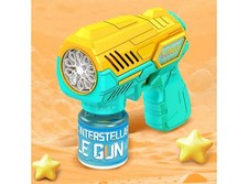 Pistola ad Acqua Elettrica LED 10 Fori per Bambini Giochi Eventi No Batterie