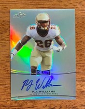 P.J. Williams 2015 Leaf Metal Rookie Autograph New Orleans Saints