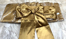 x45 NEW Satin Gold Chair Sash - Wedding/Party/Event Decor - FREE SHIPPING