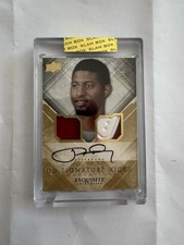 2013/14 - Upper Deck Exquisite Signature Kicks Paul George Shoe Patch /35