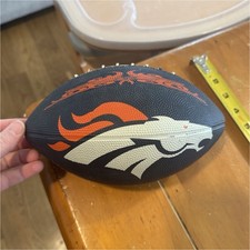 Good Stuff Company Denver Broncos piłka nożna granatowa pomarańczowa biała piłka logo drużyny