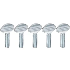 25pcs 1/4-20 x 3/4" Thumb Screws Carbon Steel Fully Thread Screw