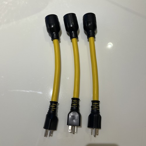 ONETAK NEMA 6-20P a L6-30R 240V 20A / Enchufe macho de 3 clavijas para bloqueo giratorio / 1 pie - Imagen 2 de 11