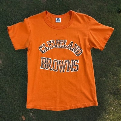 Vintage Cleveland Browns Starter Orange T Shirt Medium 1990s USA NFL