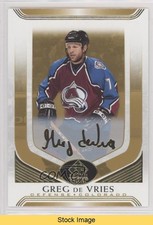 2020 Upper Deck SP Signature Edition Legends Gold Greg de Vries #243 READ 10i2