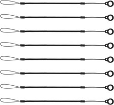 8Pcs Elastic Tether Lanyard, 9.8 Inch Pen Leash Anti-Lose Stylus Tether Retracta