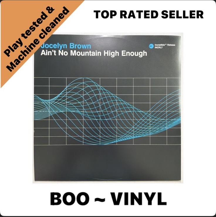 Jocelyn Brown - Ain't No Mountain High Enough - Vinyl Record 12” Garage House EX