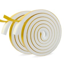 Gomma espansa autoadesiva colore bianco 12 mm (larghezza) x 12 mm (D) nast