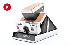 Film Tested  MINT  Polaroid SX-70 Brown Instant Land Camera From JAPAN 112