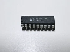 1X PIC16C558-04/P Microchip EPROM Based 8 Bit CMOS Microcontroller 4MHz DIP-18