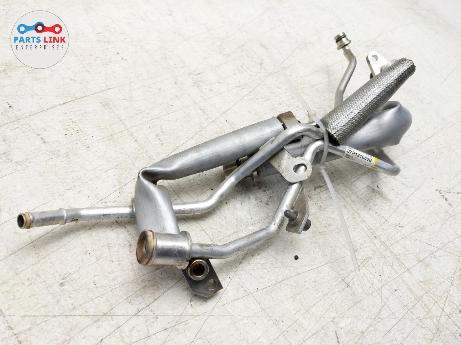 2016-20 BENTLEY BENTAYGA LEFT TURBO CHARGER LINE OIL WATER HOSE COOLANT PIPE SET