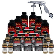 33303 Khaki T76 Urethane Spray-on Truck Bed Liner 1.5 Gallon Kit With Spray Gun 33303 Khaki T76 Urethane Spray-on Truck Bed Liner 1.5 Gallon Kit With Spray Gun