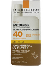 La Roche Posay Anthelios Tinted Mineral Light Fluid Sunscreen 1.7 fl oz NEW