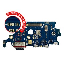 Original Charging Port Board W/ Sim Card Reader for Samsung Galaxy S21 5G G991B 