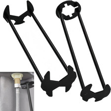 Multifunctional Basin Wrench, Carbon Steel Faucet Tool for Sink and Tight Spaces