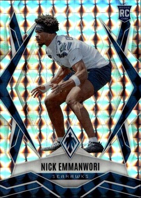 2025 Panini Phoenix #245 Nick Emmanwori Silver Pyramids Prizm
