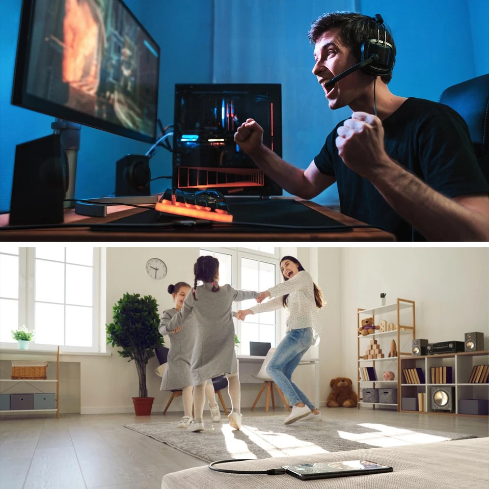 KabelDirekt – Headset Extension Cable – 3ft – Headphone Extension Cord with B... - Image 4 of 4