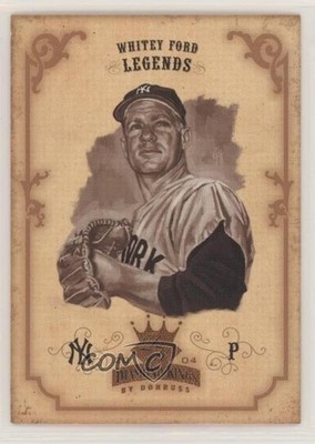 2004 Donruss Diamond Kings Legends Bronze Sepia 46/100 Whitey Ford #168 HOF 0l2