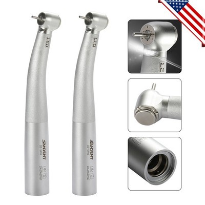 2* Dental High Speed Fiber Optic Air Turbine Handpiece fit Kav Coupler 4 6Hole