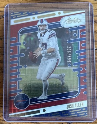 2024 Panini Absolute #11 Josh Allen Red Squares #/499