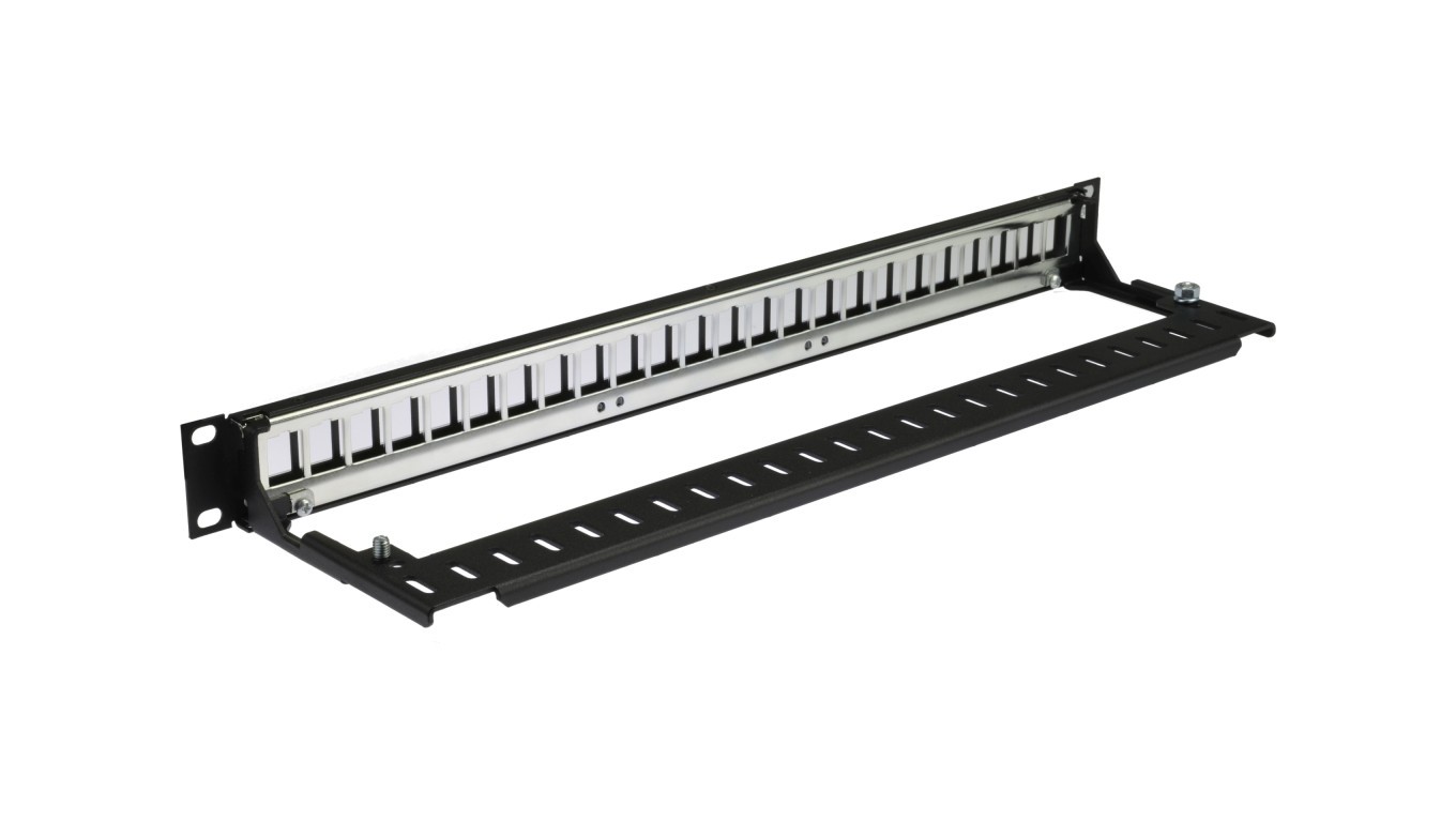 Patch Panel Blank RACK 19 1U for 24 Keystone Modules PID-00258