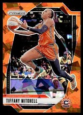Tiffany Mitchell Orange Ice #57 2024-25 Panini Prizm WNBA Connecticut Sun