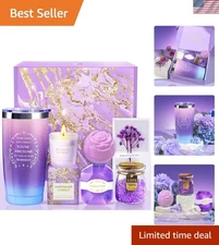 Elegant 7-Piece Purple Gift Basket - Perfect Romantic Gifts for Any Occasion