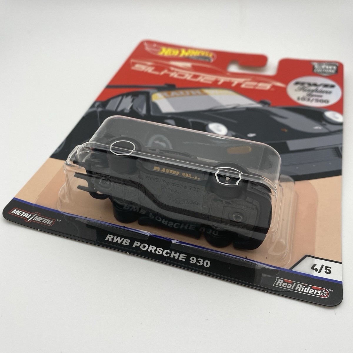 Hot Wheels Car Culture- RWB Porsche 930 Silhouette Limited to 500