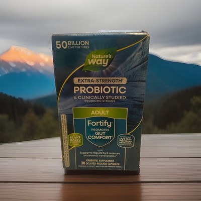 Nature's Way Fortify Daily Probiotic Extra Strength (50 Billion) 30 vcaps 08/26
