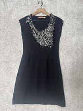 Kuna Baby Alpaca Dress Womens Small Stretch Knit Sleeveless Black