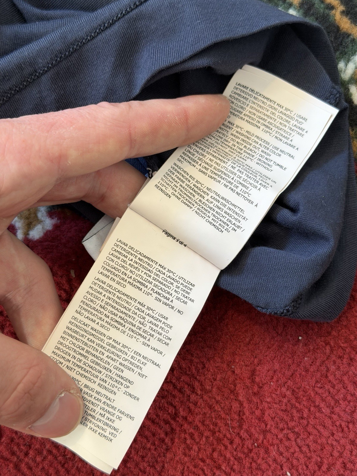 Stone Island Junior Patch Program Navy Blue T Shi… - image 11