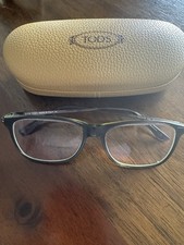 Tod's Eyeglasses Frame TO 5134 056 Black Gunmetal And Green 54-15-140 Italy