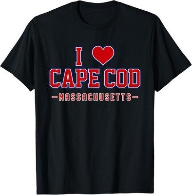 I Love Cape Cod Massachusetts T-Shirt