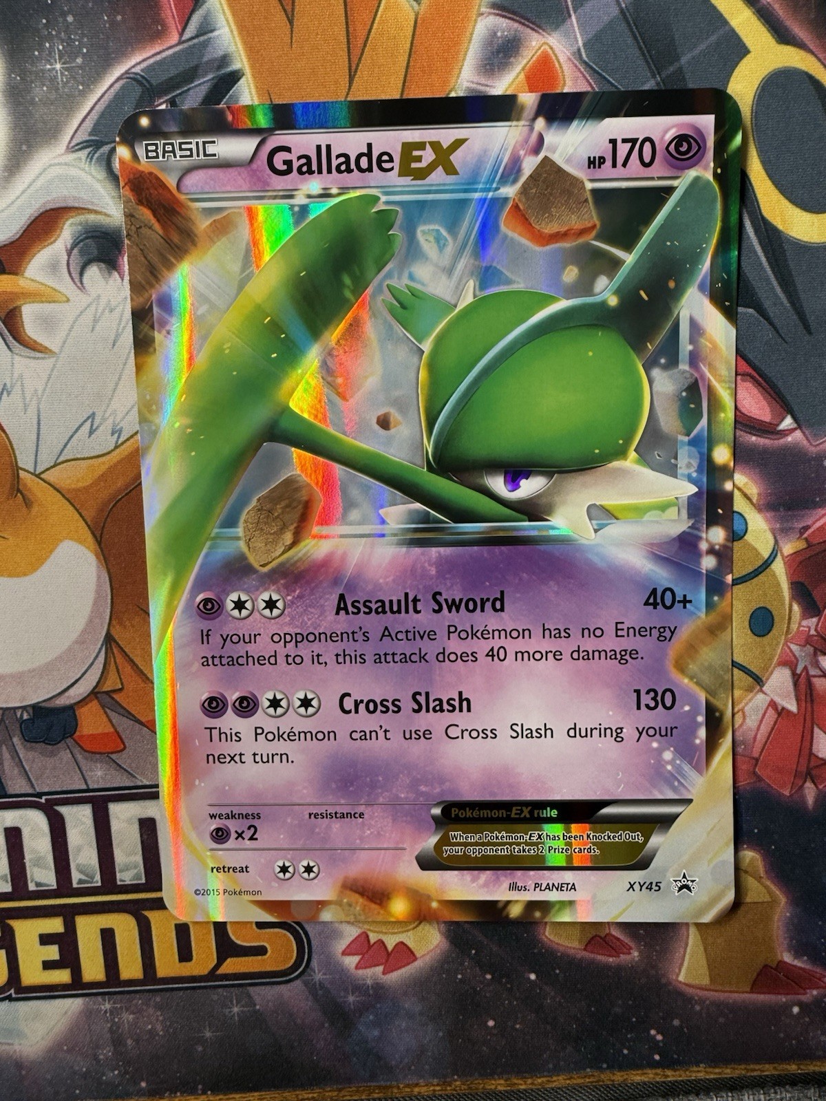 Gallade EX XY45 Jumbo - XY Black Star Promo Holo JUMBO Pokemon Card NM