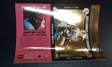 Lorenzo White Houston Oilers 1993 Action Pack UNFOLDED Monday Night Football