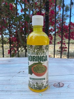 Shampoo de Moringa 500ml Revitalizante Y Brillo Todo tipo de cabello