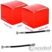 2X Herth+Buss Bremsschlauch Hinten Links+Rechts Passend FüR Nissan Patrol